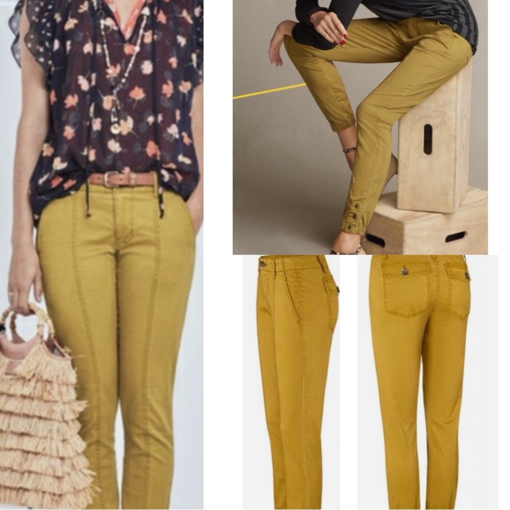 Cabi #5504 The Tracker Pants Size 0 Marigold